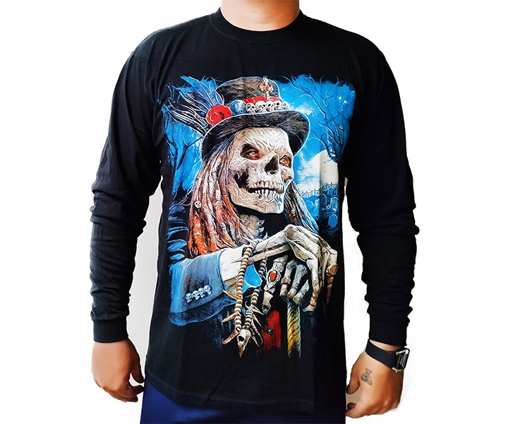 Camibuso Estampado Calavera con Sombrero - 181