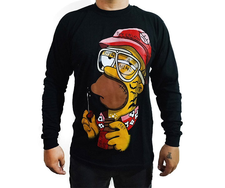 Camibuso Estampado Homero Gorra Roja - 193