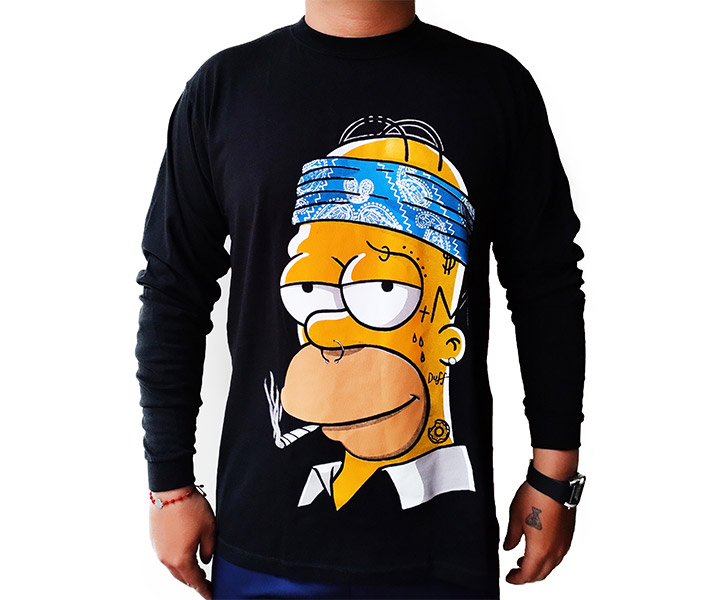 Camibuso Estampado Homero Pañoleta Azul - 194