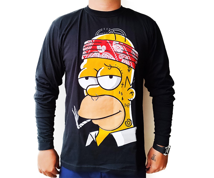 Camibuso Estampado Homero Pañoleta Roja - 195