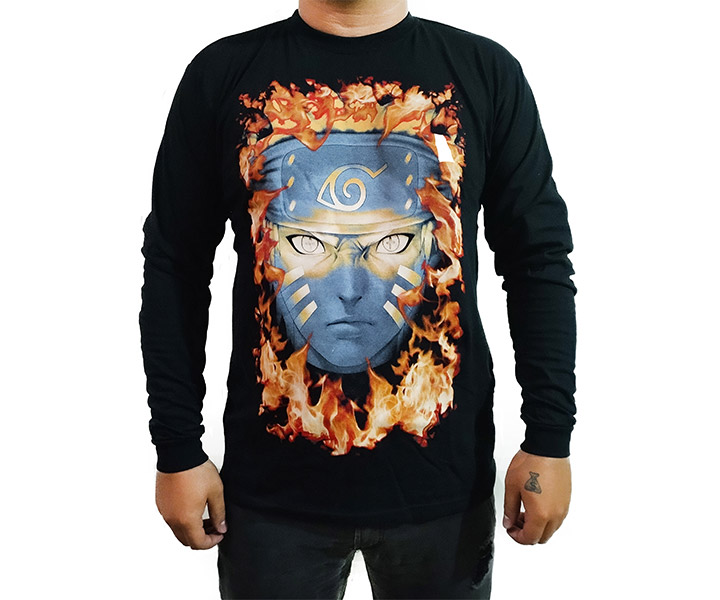 Camibuso Estampado Naruto en Llamas - 206