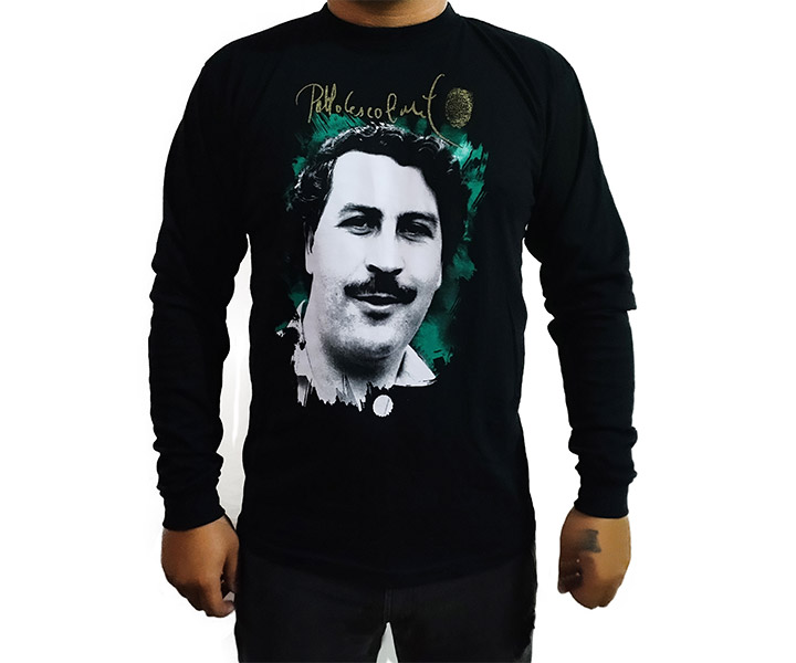 Camibuso Estampado Pablo Escobar con Huella - 208