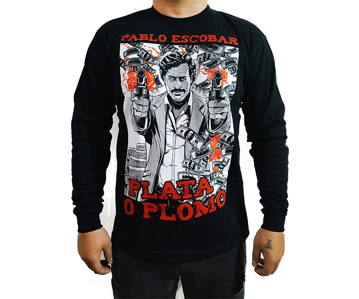 Camibuso Estampado Plata o Plomo - 211