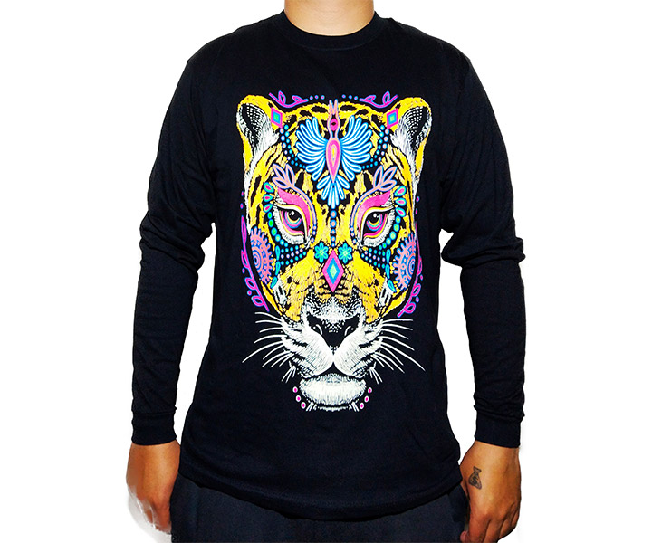 Camibuso Estampado Tigre Blanco Con Rosado - 388