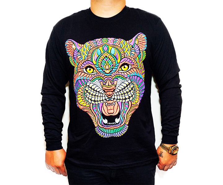 Camibuso Estampado Tigre Boca Abierta - 387