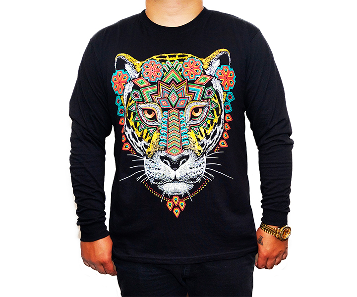 Camibuso Estampado Tigre Mascara Amarilla - 385