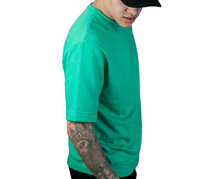 Camiseta oversized Cuello Redondo para Hombre Color Gris Ratón - 285