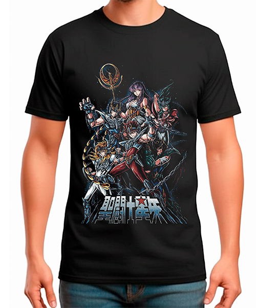 Camiseta estampada CABALLEROS DEL ZODIACO