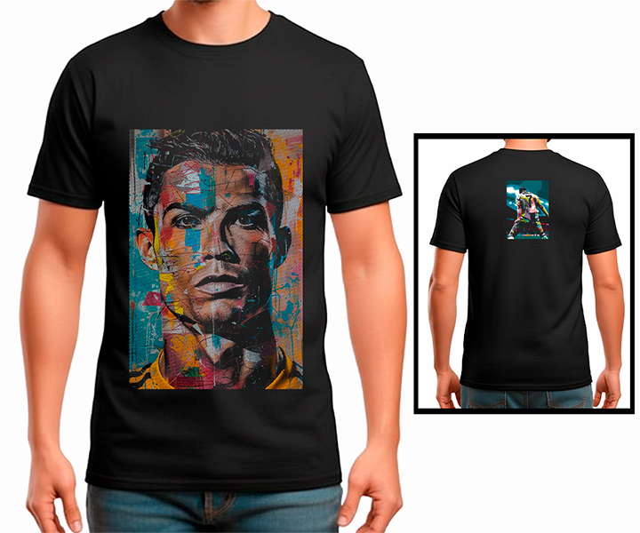 Camiseta Estampada CRISTIANO RONALDO - 99