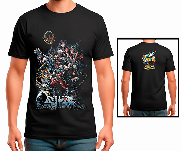 Camiseta estampada CABALLEROS DEL ZODIACO - 136