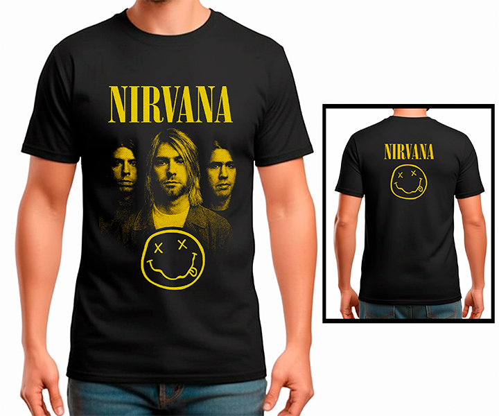 Camiseta Estampada NIRVANA - 128