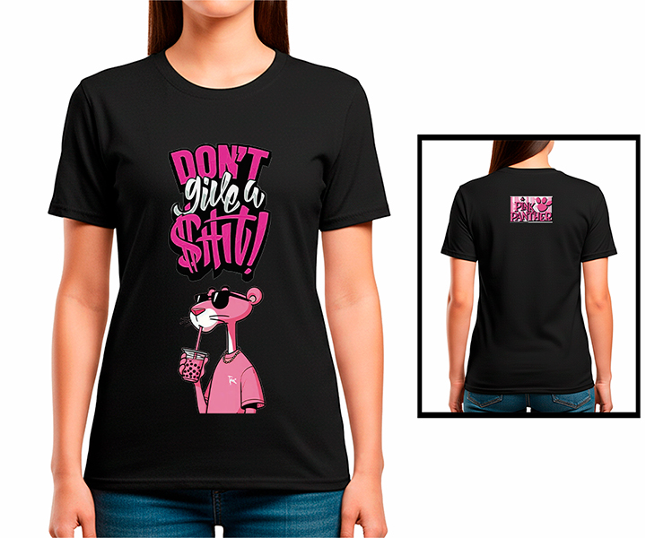 Camiseta Estampada PANTERA ROSA DAMA - 114