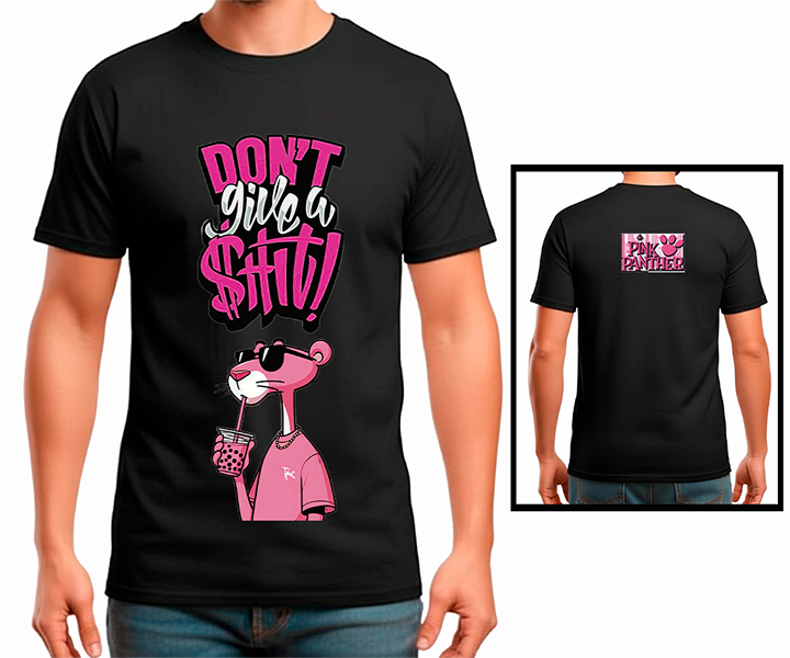 Camiseta Estampada PANTERA ROSA - 113