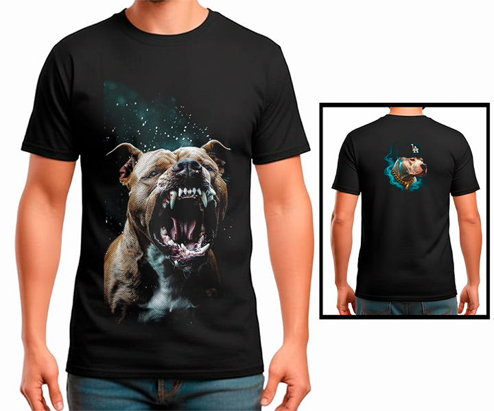 Camiseta Estampada FURIA CANINA - 103