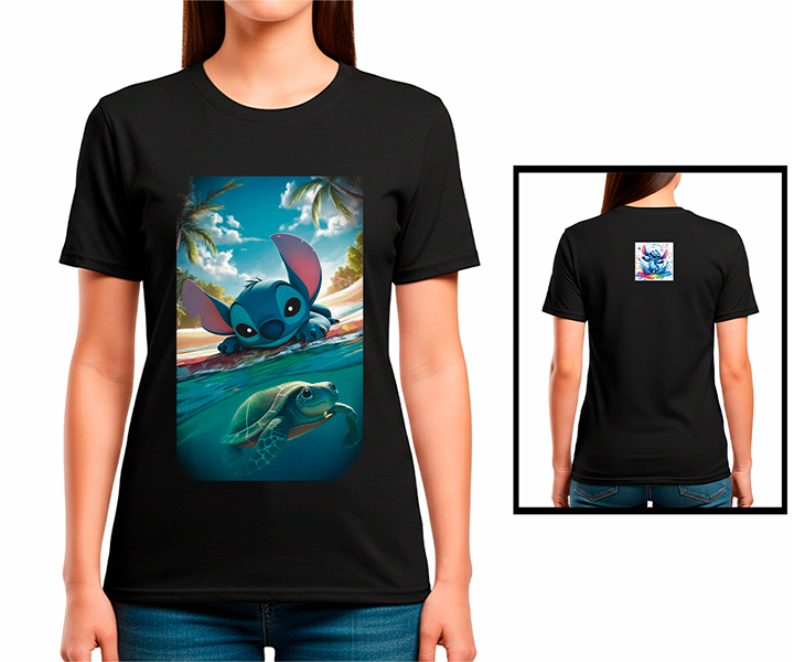 Camiseta Estampada STICH - 124