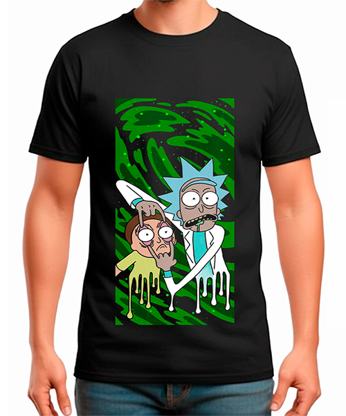 Camiseta Estampada RICKY MORTY
