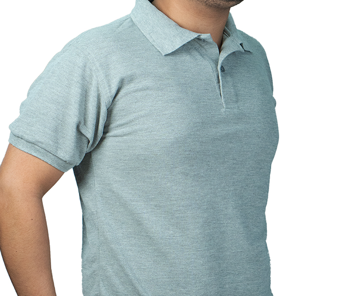 Camiseta Polo para Hombre Color Gris Perla - 50