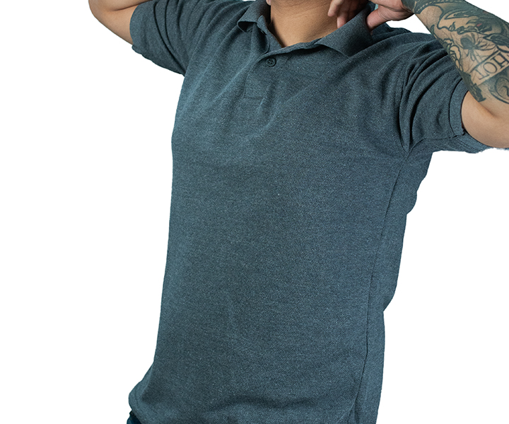 Camiseta Polo para Hombre Color Gris Ratón - 54