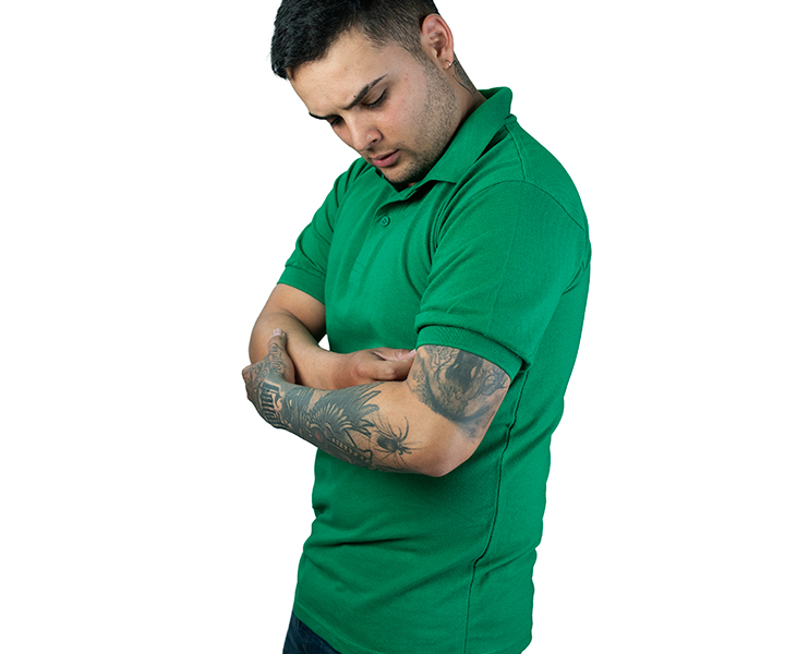 Camiseta Polo para Hombre Color Verde Cali - 65