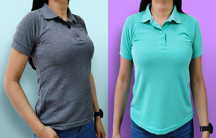 Camisetas tipo polo dama